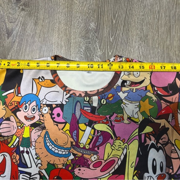 RARE Nickelodeon Cartoon Network Sweatshirt Adult Shirt TV Show Character Print - Picture 8 of 14